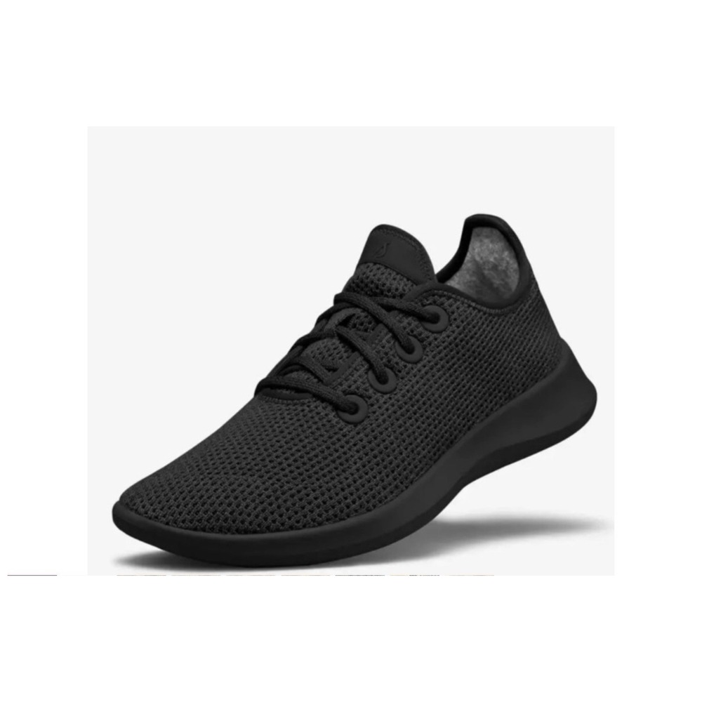 Allbird Tree Runner Shoes Women Sz‎ 7 Black Sneakers Comfort Washable EUC